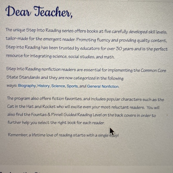 Step Into Reading Early Reader Kids BOOKS, preschool - grade 3: set of 4 New - Picture 13 of 13